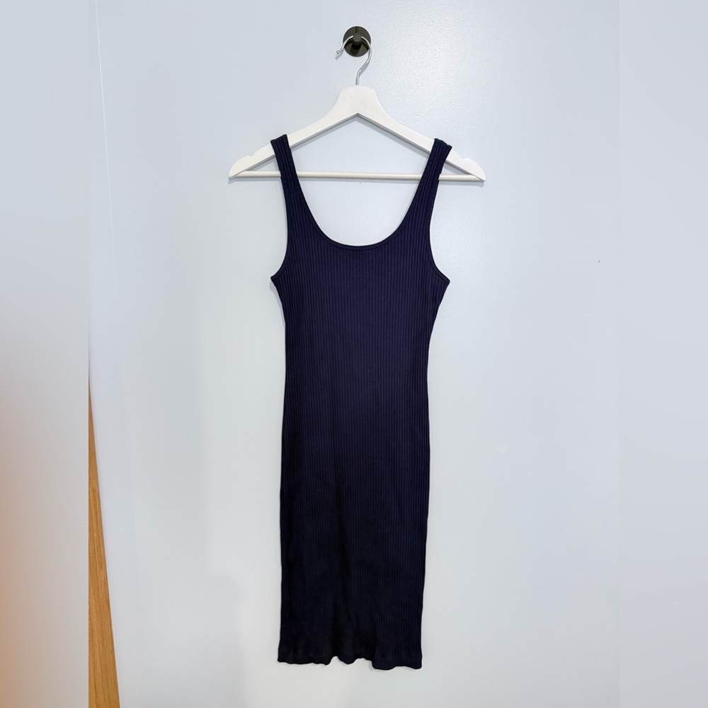 Aritzia | Wilfred Free Murdock Dress | Navy, XS (stretchy)